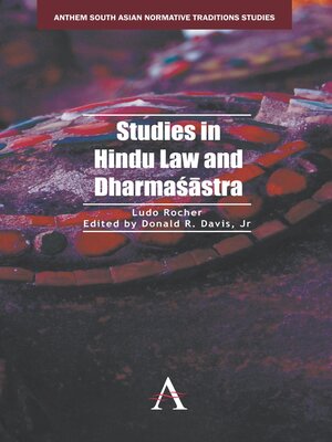 cover image of Studies in Hindu Law and Dharmaśāstra